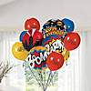 Superhero Birthday Mylar Balloon Bouquet - 17 Pc. Image 3