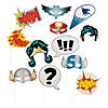 Superhero Photo Stick Props- 12 Pc. Image 1