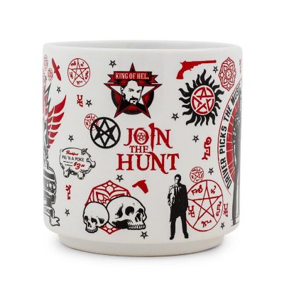 Supernatural "Join The Hunt" Single Stackable Ceramic Mug  Holds 13 Ounces Image 1
