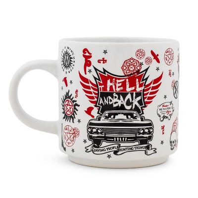 Supernatural "Join The Hunt" Single Stackable Ceramic Mug  Holds 13 Ounces Image 2