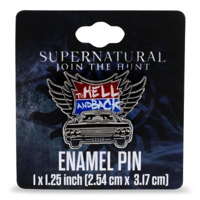 Supernatural "To Hell and Back" Enamel Pin Image 1