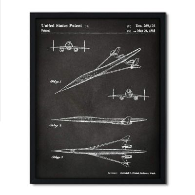 Supersonic Transport Patent 8.5x11in Image 1
