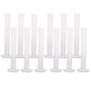 Supertek Polypropylene Measuring Cylinder, Hexagonal Base, 100ml, Pack of 12 Image 1