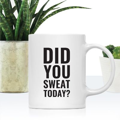Sweat Today Ceramic Mug Image 1