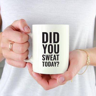 Sweat Today Ceramic Mug Image 1