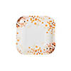 Sweet Fall Square Paper Dessert Plates - 8 Ct. Image 1