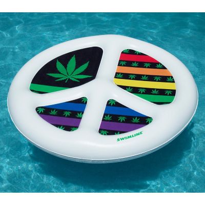 Swimline - Peace Mon' Island 66" Inflatable Pool Float Image 3
