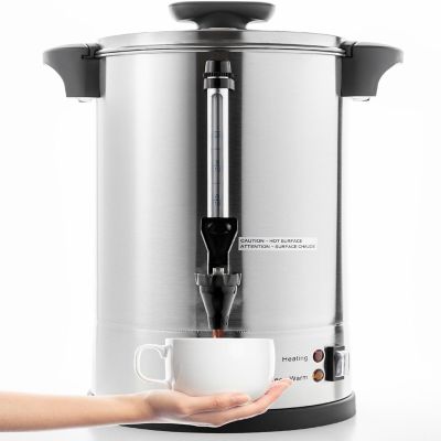 SYBO SR-CP-50C Percolate Coffee Maker Hot Water Urn for Catering, 55-Cup 8 L Image 1