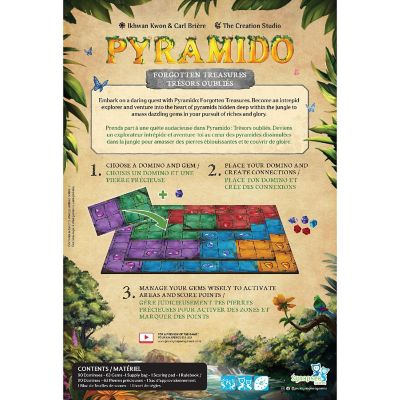 Synapses Games: Pyramido: Forgotten Treasures - Age 8+ Image 1