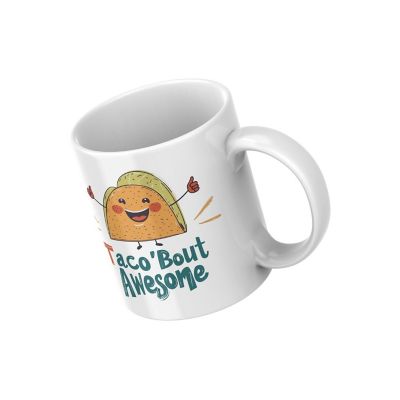 Taco_ Bout Awesome Mug by Dancing Littles Jungle Image 1