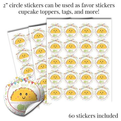 Taco 'Bout Fun Sticker Bundle 429pc. by AmandaCreation Image 3