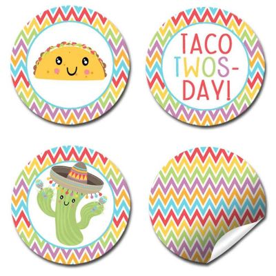 Taco TWOS-Day Second Birthday Kiss Stick Image 3