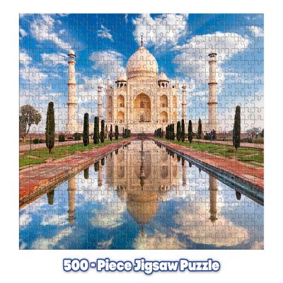 Taj Mahal At Sunrise India Puzzle For Adults And Kids  500 Piece Jigsaw Puzzle Image 2