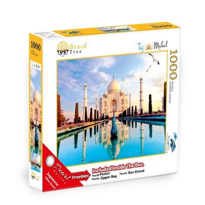 Taj Mahal Jigsaw Unique Puzzles for Adults - Premium Quality - 1000 Pieces Image 1