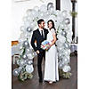Talking Tables White &amp; Silver Balloon Arch Kit Image 1