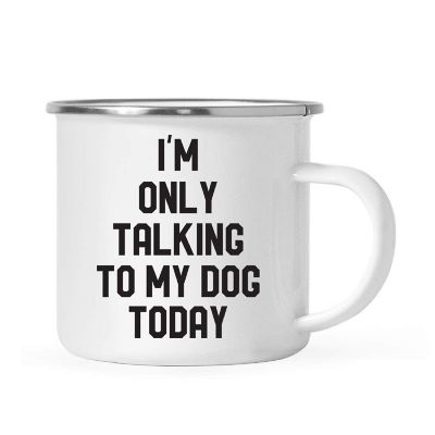 Talking to My Dog 11oz Campfire Mug Image 1