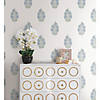 Tamara Day Dutch Floral Peel & Stick Wallpaper Blue By RoomMates Image 2
