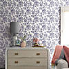 Tamara Day Flower Girl Peel & Stick Wallpaper Blue By RoomMates Image 2