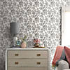 Tamara Day Flower Girl Peel & Stick Wallpaper Gray By RoomMates Image 2