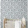 Tamara Day Hawthorn Blossom Peel & Stick Wallpaper Blue By RoomMates Image 1