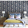 Tamara Day Modern Ikat Peel & Stick Wallpaper Blue By RoomMates Image 3