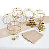 Tan & Gold Accent Centerpiece Kit for 6 Tables Image 1