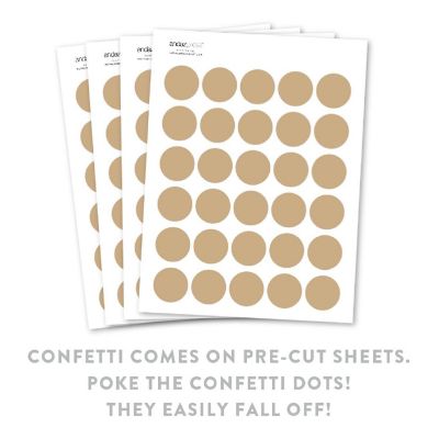 Tan Confetti 180-Pack Image 1