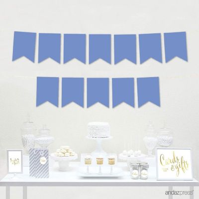 Tan Pennant Banner - 4 x 5.5 Inch Image 1