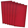 Tango Red Flat Woven Dishtowel Set Of 6 Image 1