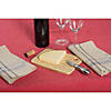 Tango Red French Chambray Tablecloth 60X84 Image 2