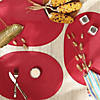 Tango Red Oval Pp Woven Placemat (Set Of 6) Image 2