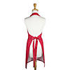 Tango Red Pinstripe Chef Apron Image 3