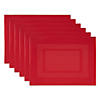 Tango Red Pvc Doubleframe Placemat (Set Of 6) Image 1