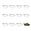 Tank 4.75" Cookie Cutters Image 1