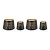 Tapered Punched Metal Candle Holder (Set Of 4) 5"D X 4.75"H, 7.5"D X 6.25"H Metal Image 4
