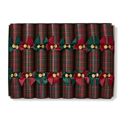 Tartan-Style Christmas Party Cracker - 8 pcs Image 1