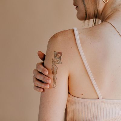 Tattooed Pin Up Tattoo Costume Accessory Image 3