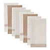 Taupe Basic Dishtowel (Set Of 8) Image 1