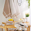 Taupe Basic Dishtowel (Set Of 8) Image 3
