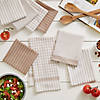 Taupe Basic Dishtowel (Set Of 8) Image 4
