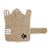 Taupe Embroidered Paw Small Pet Robe Image 2