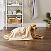 Taupe Printed Trellis Paw Pet Towel Image 3