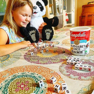 TDC Games Campbell's Alphabet Dice Word Game Image 1