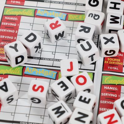 TDC Games Campbell's Alphabet Dice Word Game Image 2