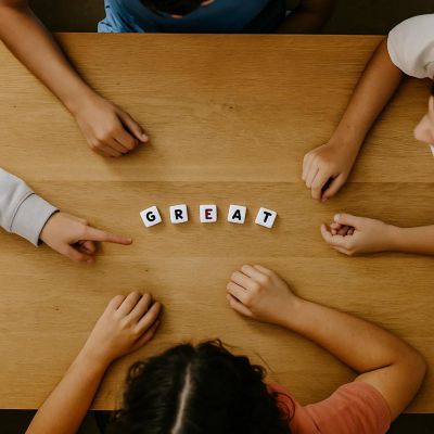 TDC Games Spelling Bee Dice Word Game Image 2