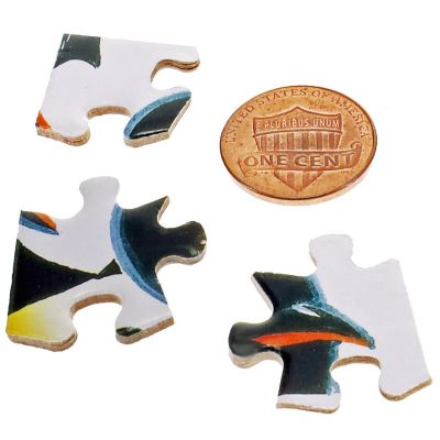 TDC Games World's Most Difficult Jigsaw Puzzle - Penguins - 500 pieces - Double Sided with one side turned 90 degrees - 15 inches when assembled Image 3