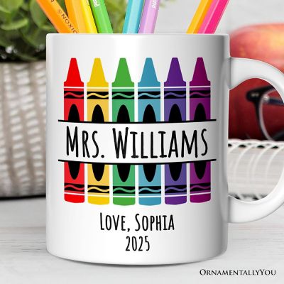 Teacher Christmas Mug, School Theme Appreciation Gift Image 2