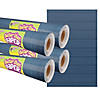 Teacher Created Resources Admiral Blue Wood Better Than Paper Bulletin Board Roll, 4' x 12', Pack of 4 Image 1