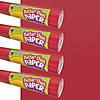 Teacher Created Resources Better Than Paper Bulletin Board Roll, 4' Proper 12', Cranberry Red, 4-Pack Image 1