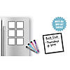 Teacher Created Resources Black & White Dry-Erase Magnetic Square Notes Image 2
